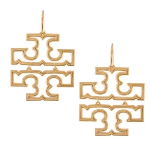 Tory Burch Britten Logo Earrings - Picture 2 of 6